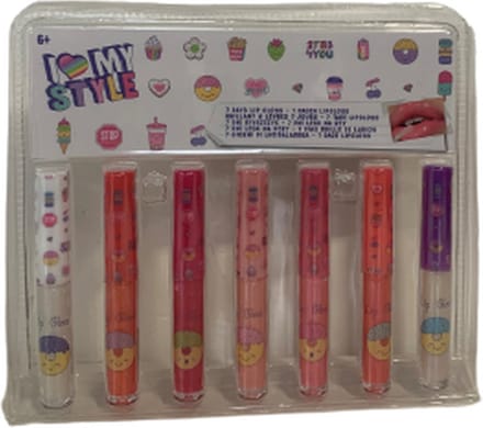 7 Days lipgloss - Multicolor - Geur & Glitter - Kinderen - Meiden - Fashion - Trend