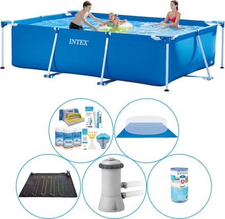 Frame Pool Rechthoekig 300x200x75 cm - 6-delig - Zwembad Plus Accessoires