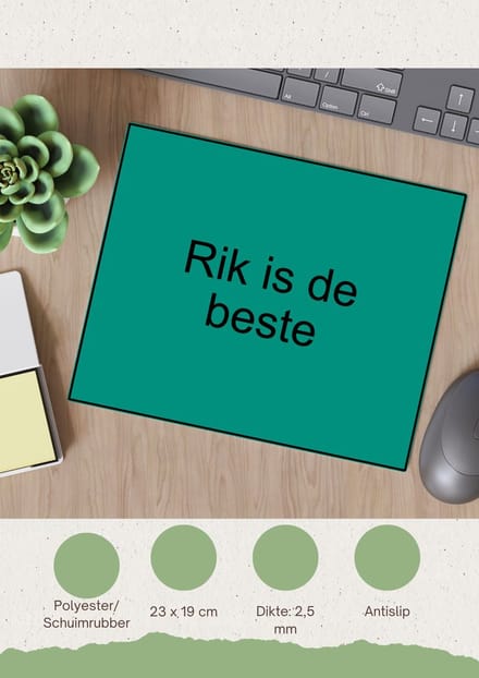 Akyol - rikkers Muismat - 420 - test - test - 23 bij 19 cm