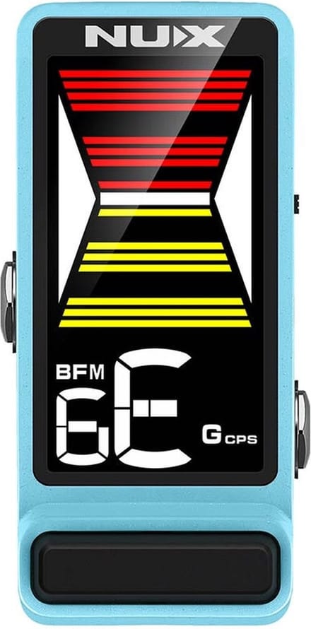Stempedaal - NUX NTU-3MK2BU - Flow Tune MKII - Mini Core Series - Tuner - Blauw