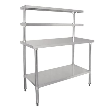 Vogue RVS voorbereidingsstation 1800x600mm