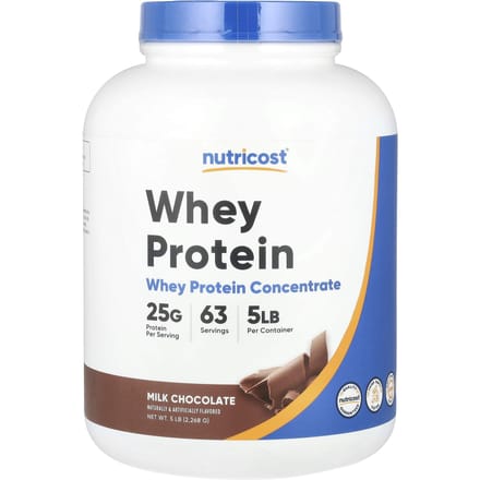 Wei-eiwitconcentraat, Melkchocolade, 2.268G (5 pond)