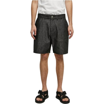 Urban Classics - Denim Bermuda korte broek - Taille, 30 inch - Zwart