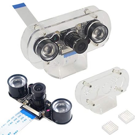 5MP Webcam met Nachtzicht en Instelbare Focus voor Raspberry Pi 1080p