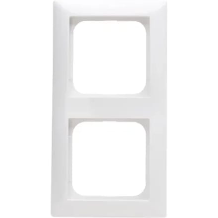 Busch Jaeger Balance afdekraam - 2 voudig - Horizontaal / vertikaal - Wit
