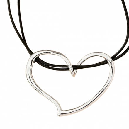 Ketting zilverkleur Hart - Charme Bijoux