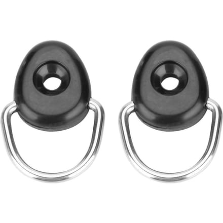 2 stuks Kajak D-ring Vastzetlus Veiligheidsdekbeslag Accessoire Onderdelen gray