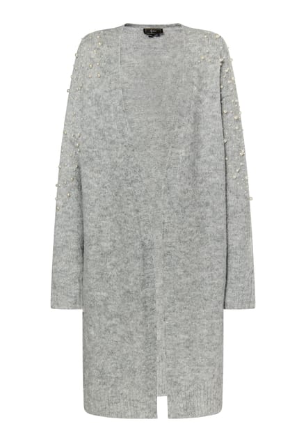 Faina Vest Dames licht grijs melange