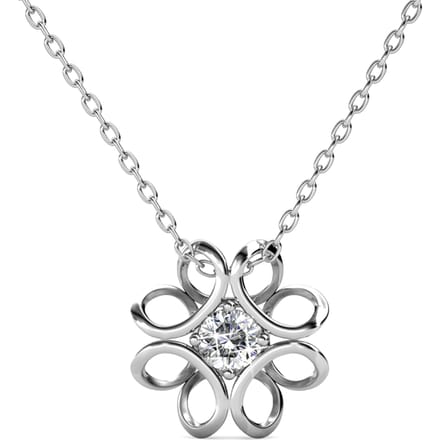 Narcissenhangers - Zilver en Kristal