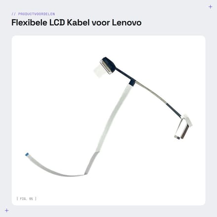 Dailygoods - Flexibele LCD Kabel voor Lenovo ThinkBook 14 Series