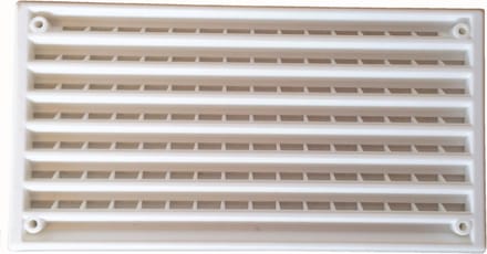 Ventilatierooster Wit 17x9cm