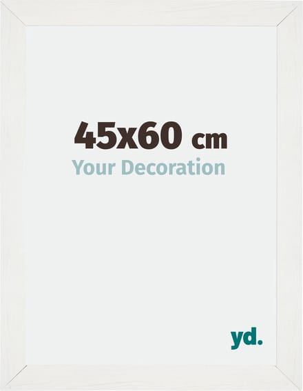 Your Decoration - Fotolijst 45x60 cm - MDF - Wit Geveegd - Mura
