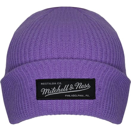 Mitchell & Ness Box Logo Heren Paars Knit Beanie