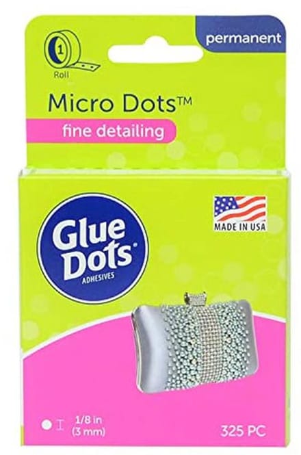 Dubbelzijdige Micro Plakpunten - 325 Stuks, 3 mm, Ideaal voor Knutselen en Kaarten Versieren