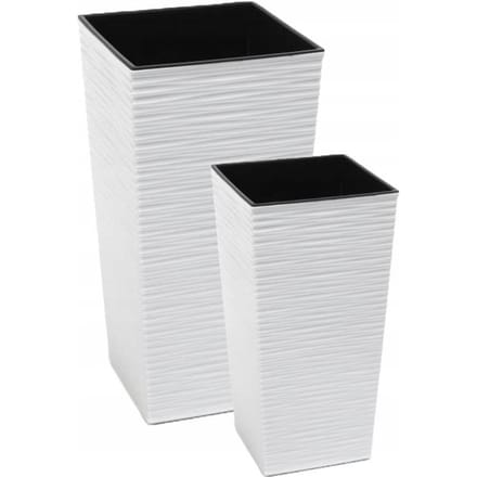 Lamela Finezja Dłuto Pot 19x19cm Wit Wit + Inleg