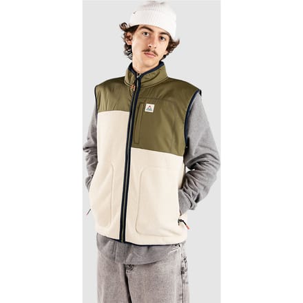 Passenger Offgrid Recycled Sherpa Fleece Bodywarmer groen