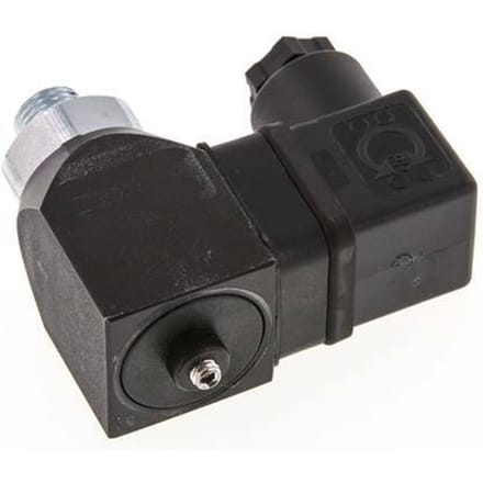 1 tot 10bar SPDT Staal Drukschakelaar G1/4'' 250VAC DIN-A Connector - PSL-E-N-1-10-OC-TA
