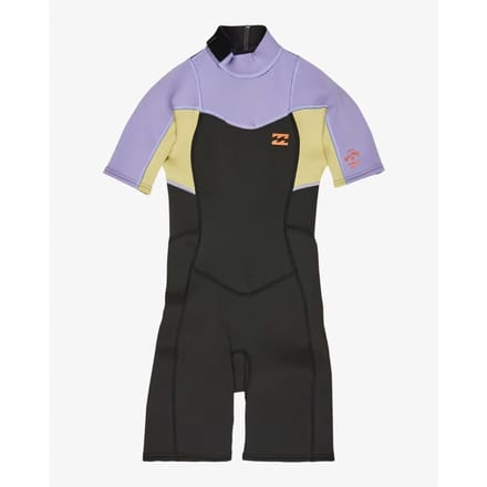 Shorty surf wetsuit voor meisjes Billabong 2/2n Synergy