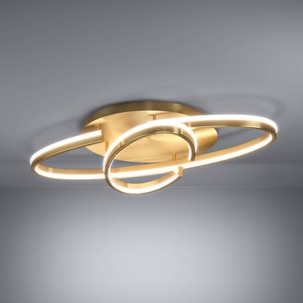 Stars of Light LED plafondlamp Bogado, goud, 75 cm, CCT dimbaar