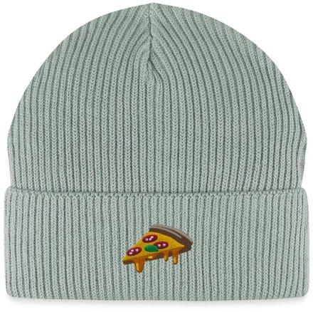Geborduurde Pizzapunt Uniseks Bio Fisherman Beanie
