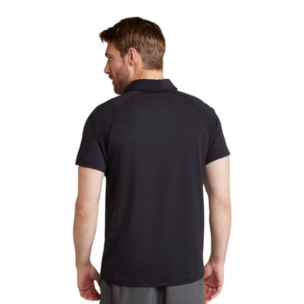 Mountain Warehouse Heren IsoCool Lichtgewicht Poloshirt (Zwart)