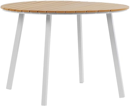 CAVOLI - Tuintafel - Lichte houtkleur - 105 x 105 cm - Kunsthout