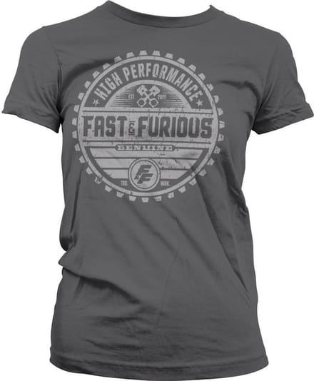 The Fast And The Furious Dames Tshirt -2XL- Genuine Brand Grijs