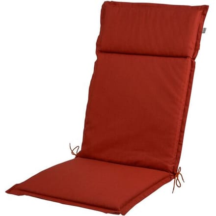 LIVARNO HOME Tuinstoelkussen hoge rug Houston 120 x 50 cm (Roodbruin)