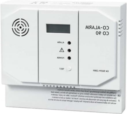 Koolmonoxidemelder - CO-Alarm CO-Detector - Veiligheid Huis - 12V DC Stroomvoorziening - Niet gespecificeerd - Wit
