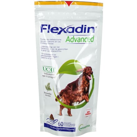 2x60 stuks Flexadin Advanced Boswelia Voedingssupplement voor honden