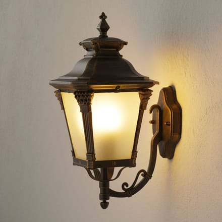 ORION Buitenwandlamp Aiko staand nostalgisch