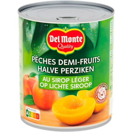 Halve Perziken op siroop