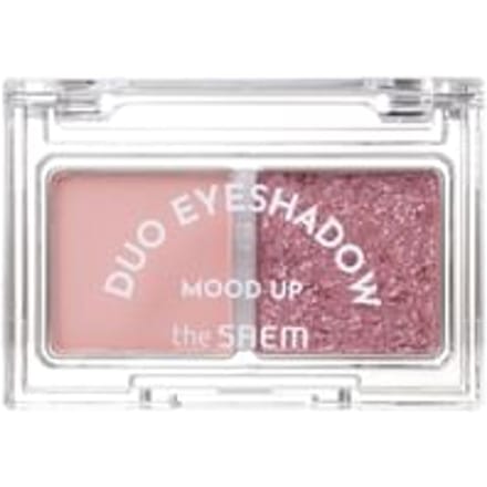 The Saem - Mood Up Duo Eyeshadow - 2 Types #PK01 Mellow Pink