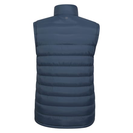 Mountain Warehouse Gewatteerd gilet met imitatiebont voor heren (Marine)
