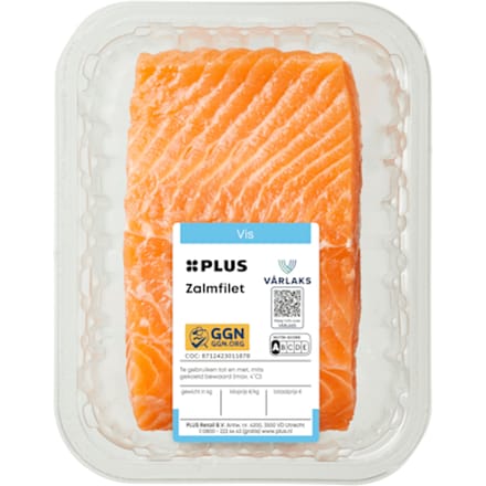 Zalmfilet zonder huid