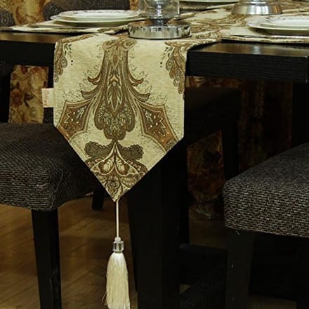 Moderne Tafelloper, Beige, 30 * 183cm