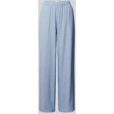 Straight leg stoffen broek met structuurmotief