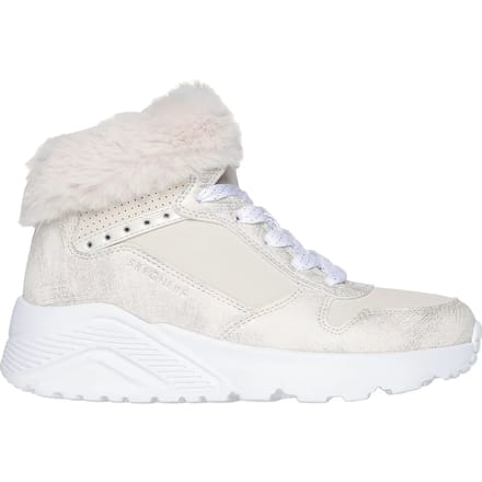 Skechers Uno Lite Comfurt Collar meisjes sneakers - Beige - Extra comfort - Memory Foam