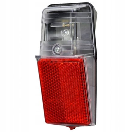 2K - Fietsverlichting - LED Achterlicht - Groot Reflector - Spatbordmontage