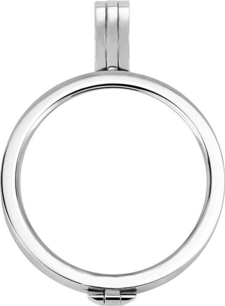 Quiges Munthouder 33mm Medaillon van 925 Zilver - ERH011