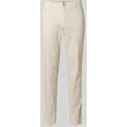 Slim fit stoffen broek met achterzakken Model 'Fabio'