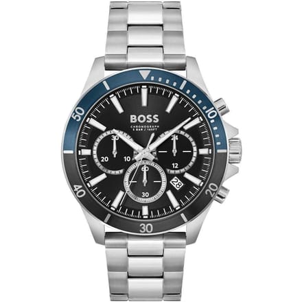 Hugo Boss 1514101 Herenhorloge 45 zilver