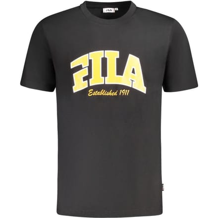FILA Lanaken Regular Graphic Tee Black Taglia: S | Magliette basic Outlet | Uomo | Nero