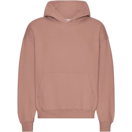 Oversized sweatshirt met capuchon Colorful Standard Organic Rosewood Mist
