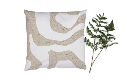 Sierkussens - Kussentjes Woonkamer - 40x40 cm - Abstract - Terrazzo - Design - Beige