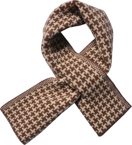 Juleeze Wintersjaal Dames 15x85 cm Bruin Beige Polyester