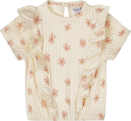 Dirkje Meisjes T-shirt - Off white