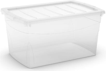 Kis Omnibox - Opbergbox met Deksel - 50L - 58,5x39x30cm - Transparant