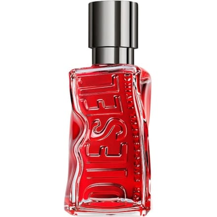 Diesel D RED Eau de Parfum Spray Cologne for Men Fougere with Red Grapefruit and Sandal Wood Notes 1.1 Fl Oz