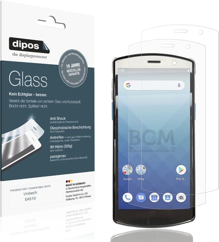 dipos – 2x Matte Pantserfolie geschikt voor Unitech EA510 | 9H Screenprotector